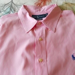 Men's long sleeve Polo by Ralph Lauren  button down shirt.